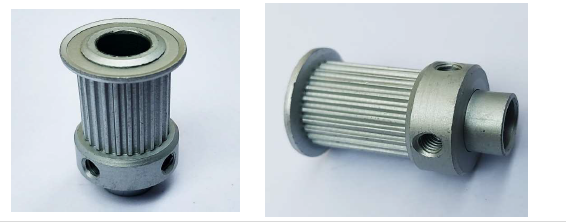 Polia do motor para Human Kjet - 24 dentes - furo de 7,4mm 9