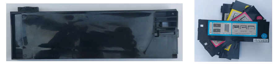 Cartucho de tinta 220ml com boia e furo para agulha - para tinta UV