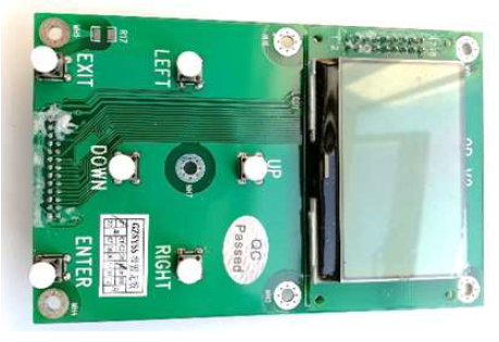 Placa do Painel com display embutido - Senyang